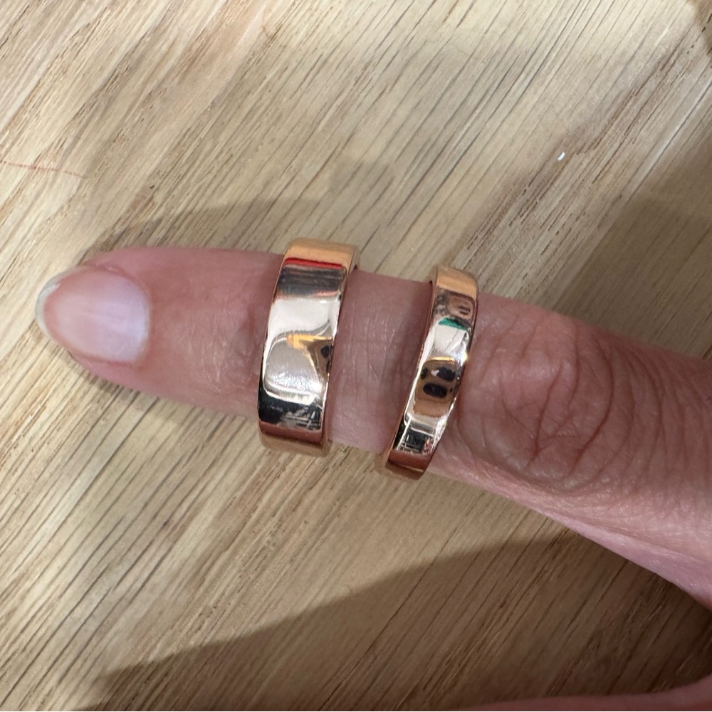 Double Band Rose Gold Ring